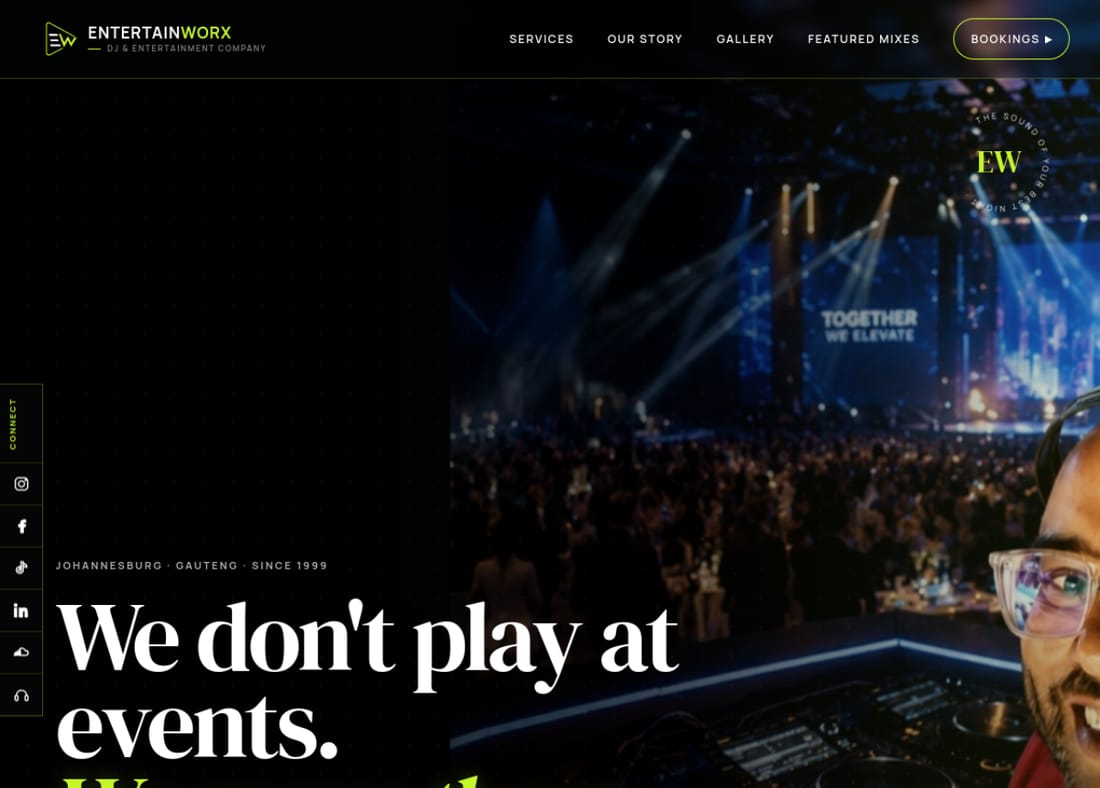 Entertainworx website